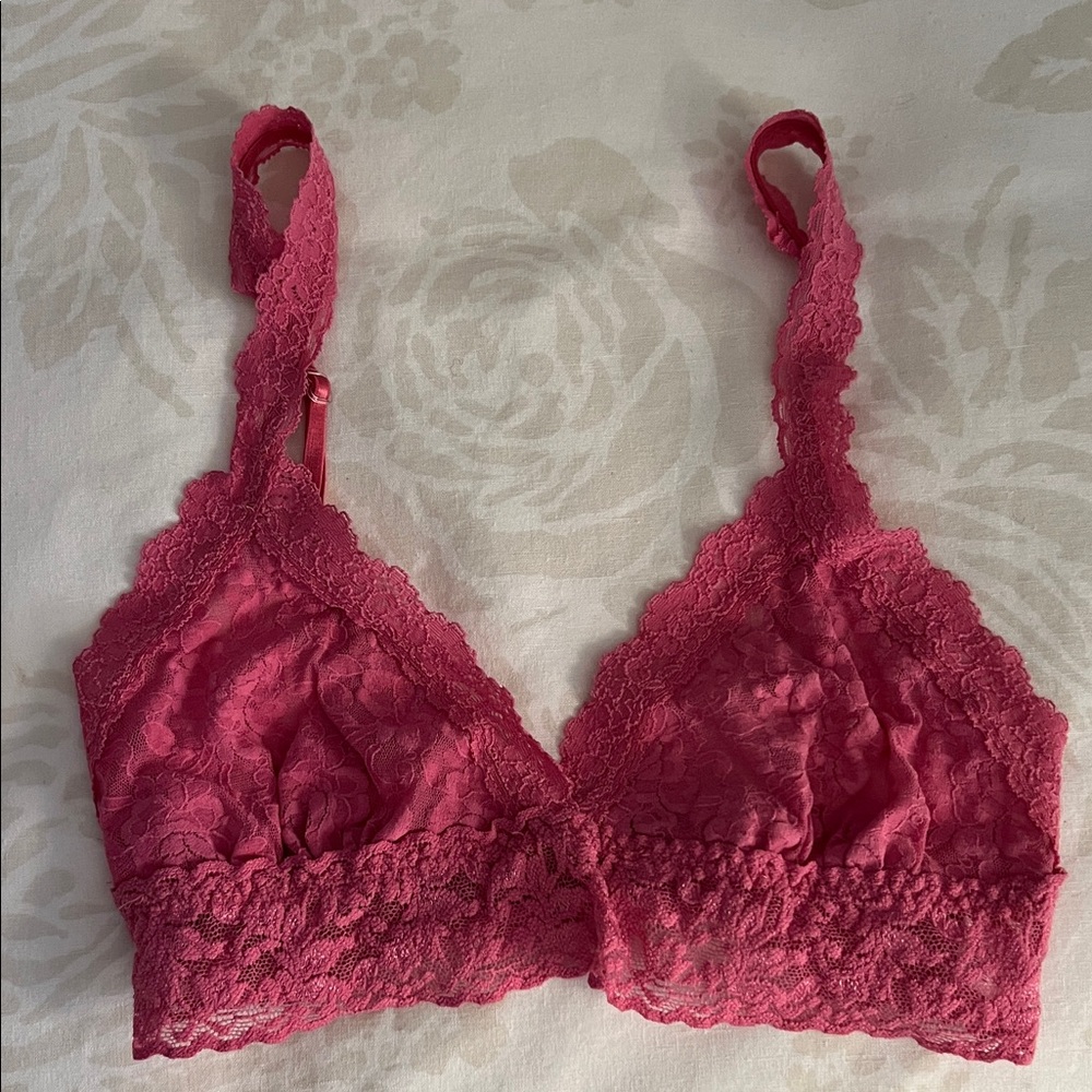 Hanky Panky Fuchsia Lace Bralette